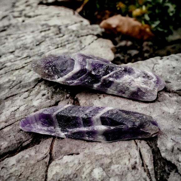 RAW Amethyst Natural Crystal Point Wands - Picture 2 of 4